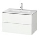 Duravit Meuble sous-lavabo L-Cube 82x48,1 cm, blanc mat, 2 tiroirs, suspendu-1