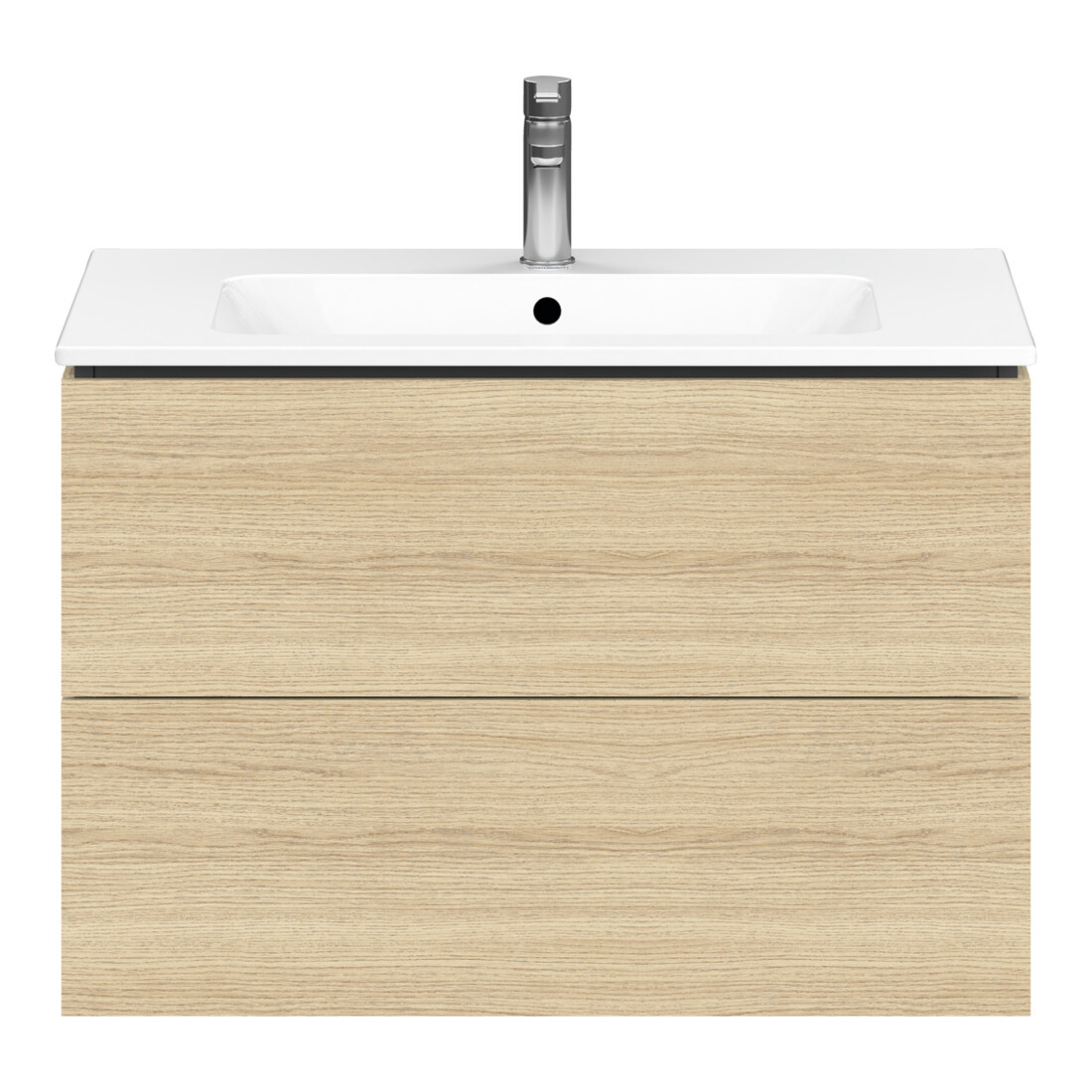Duravit Meuble sous lavabo L-Cube 82x48,1 cm, blanc œuf, 2 tiroirs, suspendu