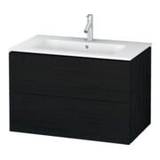 Duravit Meuble sous lavabo L-Cube 82x48,1 cm, blanc œuf, 2 tiroirs, suspendu