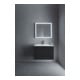 Duravit Meuble sous lavabo L-Cube 82x48,1 cm, blanc œuf, 2 tiroirs, suspendu