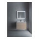 Duravit Meuble sous-lavabo L-Cube 82x48,1 cm, chêne clair, 2 tiroirs, suspendu
