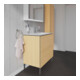 Duravit Meuble sous lavabo L-Cube 82x48,1 cm, chêne naturel, 2 tiroirs, sur pied