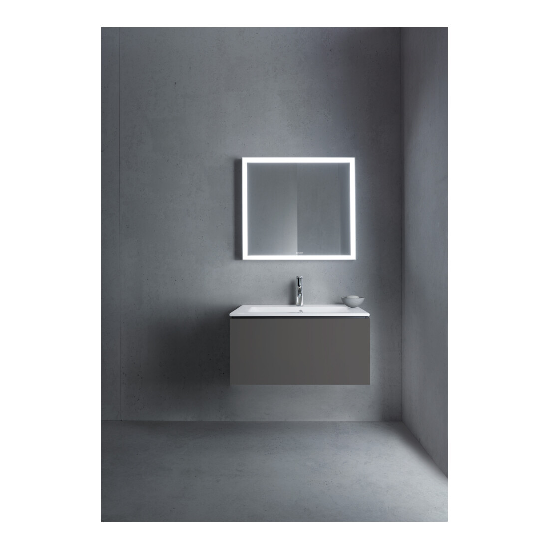 Duravit Meuble sous-lavabo L-Cube 82x48,1 cm, graph ma, 1 tiroir, suspendu