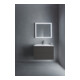 Duravit Meuble sous-lavabo L-Cube 82x48,1 cm, graphite mat, 2 tiroirs, suspendu