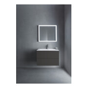 Duravit Meuble sous-lavabo L-Cube 82x48,1 cm, graphite mat, 2 tiroirs, suspendu-2