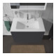 Duravit Meuble sous lavabo L-Cube 82x48,1 cm, graphite mat, 2 tiroirs, suspendu