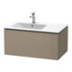 Duravit Meuble sous lavabo L-Cube 82x48,1 cm, lin, 1 tiroir, suspendu