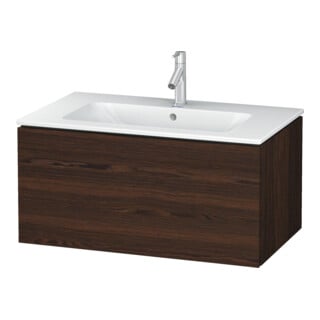 Duravit Meuble sous-lavabo L-Cube 82x48,1 cm, noyer, 1 tiroir, suspendu