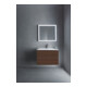 Duravit Meuble sous lavabo L-Cube 82x48,1 cm, noyer, 2 tiroirs, suspendu