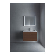 Duravit Meuble sous lavabo L-Cube 82x48,1 cm, noyer, 2 tiroirs, suspendu-4