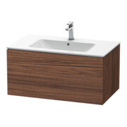 Duravit Meuble sous lavabo L-Cube 82x48,1 cm, noyer foncé, 1 tiroir, suspendu