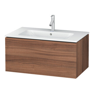 Duravit Meuble sous-lavabo L-Cube 82x48,1 cm, noyer naturel, 1 tiroir, suspendu