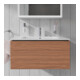 Duravit Meuble sous-lavabo L-Cube 82x48,1 cm, noyer naturel, 1 tiroir, suspendu-4
