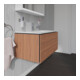 Duravit Meuble sous-lavabo L-Cube 82x48,1 cm, noyer naturel, 1 tiroir, suspendu-5