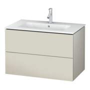 Duravit Meuble sous lavabo L-Cube 82x48,1 cm, tau mat, 2 tiroirs, suspendu