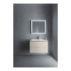 Duravit Meuble sous lavabo L-Cube 82x48,1 cm, taupe mat, 2 tiroirs, suspendu