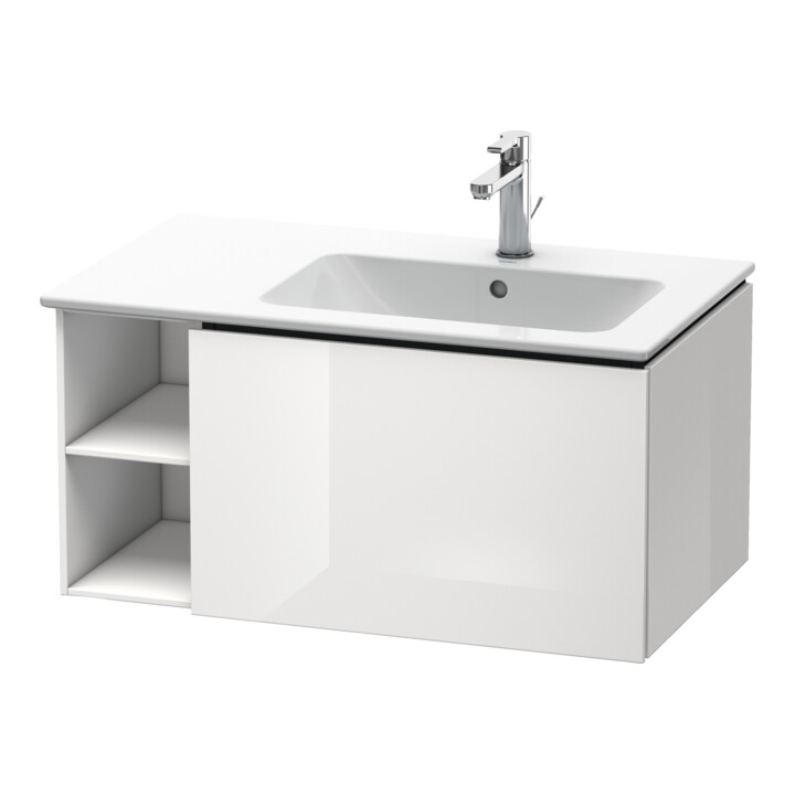 Duravit Meuble sous lavabo L-Cube 82x48,1x40 cm, 1 tiroir, B droite, surface satinée