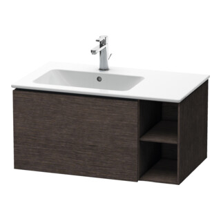 Duravit Meuble sous lavabo L-Cube 82x48,1x40 cm, 1 tiroir, B gauche, blanc foncé brillant