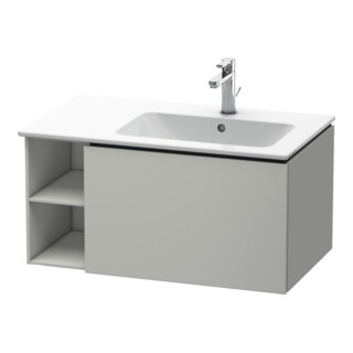 Duravit Meuble sous-lavabo L-Cube 82x48,1x40 cm, 1 tiroir, bec. droit, gris béton