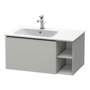 Duravit Meuble sous lavabo L-Cube 82x48,1x40 cm, 1 tiroir, bec. gauche, béton gris-1