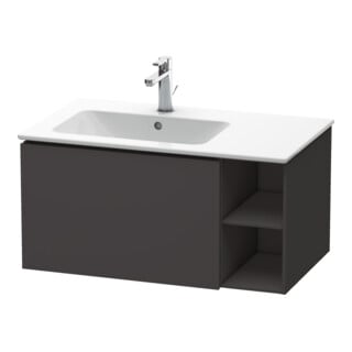 Duravit Meuble sous-lavabo L-Cube 82x48,1x40 cm, 1 tiroir, bec gauche, graphite mat
