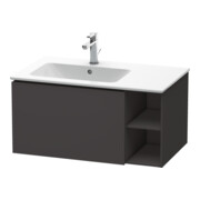 Duravit Meuble sous-lavabo L-Cube 82x48,1x40 cm, 1 tiroir, bec gauche, graphite mat-1