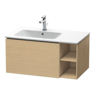 Duravit Meuble sous-lavabo L-Cube 82x48,1x40 cm, 1 tiroir, cuve à gauche, blanc œuf