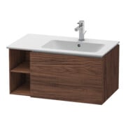 Duravit Meuble sous lavabo L-Cube 82x48,1x40 cm, 1 tiroir, droite, noyer foncé
