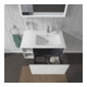 Duravit Meuble sous lavabo L-Cube 82x48,1x40 cm, 1 tiroir, évier à droite, blanc brillant