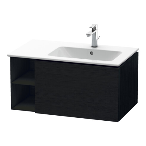 Duravit Meuble sous lavabo L-Cube 82x48,1x40 cm, 1 tiroir, évier à droite, blanc œuf