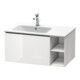 Duravit Meuble sous lavabo L-Cube 82x48,1x40 cm, 1 tiroir, évier à gauche, blanc brillant-1