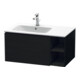 Duravit Meuble sous-lavabo L-Cube 82x48,1x40 cm, 1 tiroir, évier à gauche, blanc œuf-1