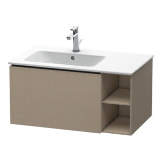 Duravit Meuble sous lavabo L-Cube 82x48,1x40 cm, 1 tiroir, évier à gauche, lin