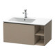 Duravit Meuble sous lavabo L-Cube 82x48,1x40 cm, 1 tiroir, évier à gauche, lin-1