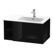 Duravit Meuble sous-lavabo L-Cube 82x48,1x40 cm, 1 tiroir, évier droit, blanc brillant