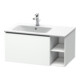Duravit Meuble sous-lavabo L-Cube 82x48,1x40 cm, 1 tiroir, gauche, blanc mat-1
