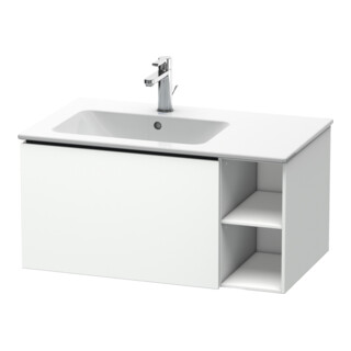 Duravit Meuble sous lavabo L-Cube 82x48,1x40 cm, 1 tiroir, gauche, blanc mat