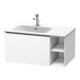 Duravit Meuble sous lavabo L-Cube 82x48,1x40 cm, 1 tiroir, gauche, blanc mat-1