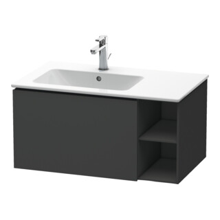 Duravit Meuble sous-lavabo L-Cube 82x48,1x40 cm, 1 tiroir, gauche, graphite mat