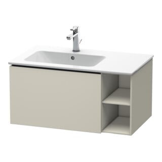 Duravit Meuble sous-lavabo L-Cube 82x48,1x40 cm, 1 tiroir, lavabo gauche, Tau mat