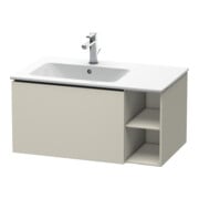 Duravit Meuble sous-lavabo L-Cube 82x48,1x40 cm, 1 tiroir, lavabo gauche, Tau mat