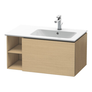 Duravit Meuble sous-lavabo L-Cube 82x48,1x40 cm, 1 tiroir, vasque droite, blanc œuf naturel