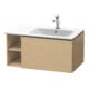 Duravit Meuble sous-lavabo L-Cube 82x48,1x40 cm, 1 tiroir, vasque droite, blanc œuf naturel-1