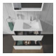 Duravit Meuble sous lavabo L-Cube 82x48,1x55 cm, 2 tiroirs, bec droite, blanc brillant-4