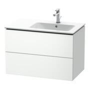 Duravit Meuble sous lavabo L-Cube 82x48,1x55cm, 2 tiroirs, évier à droite, blanc mat-1