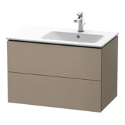 Duravit Meuble sous-lavabo L-Cube 82x48,1x55cm, 2 tiroirs, évier à droite, lin-1