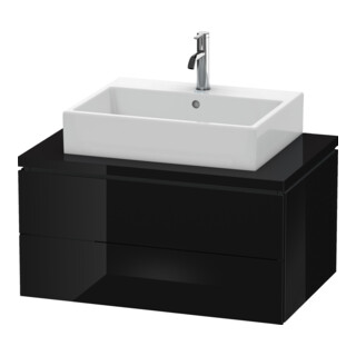 Duravit Meuble sous-lavabo L-Cube 82x54,7 cm, blanc brillant, 2 tiroirs