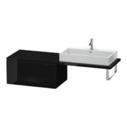 Duravit Meuble sous lavabo L-Cube 82x54,7 cm, blanc brillant, 2 tiroirs