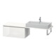 Duravit Meuble sous lavabo L-Cube 82x54,7 cm, blanc brillant, avec console, 1 tiroir-1