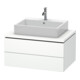 Duravit Meuble sous-lavabo L-Cube 82x54,7 cm, blanc mat, 2 tiroirs-1